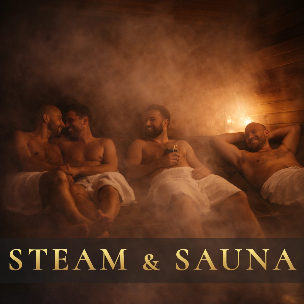 STEAM & SAUNA AT HAMMAM | HAMMAM MENS SPA | BEST GAY SPA IN NEW DELHI | MALE TO MALE MASSAGE SPA IN NEW DELHI